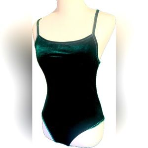 🌸SALE:Princess Polly Emerald Green Bodysuit Leotard Super Soft w/ Snaps size-12